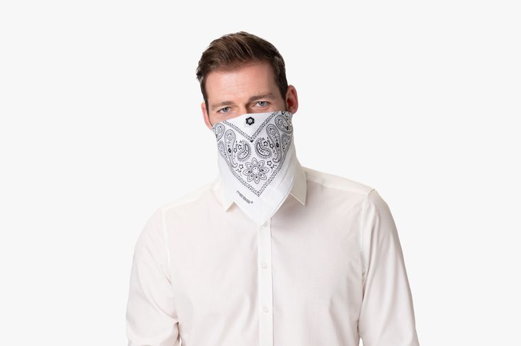 Bandana as a face mask for men Bandana as a face mask for men