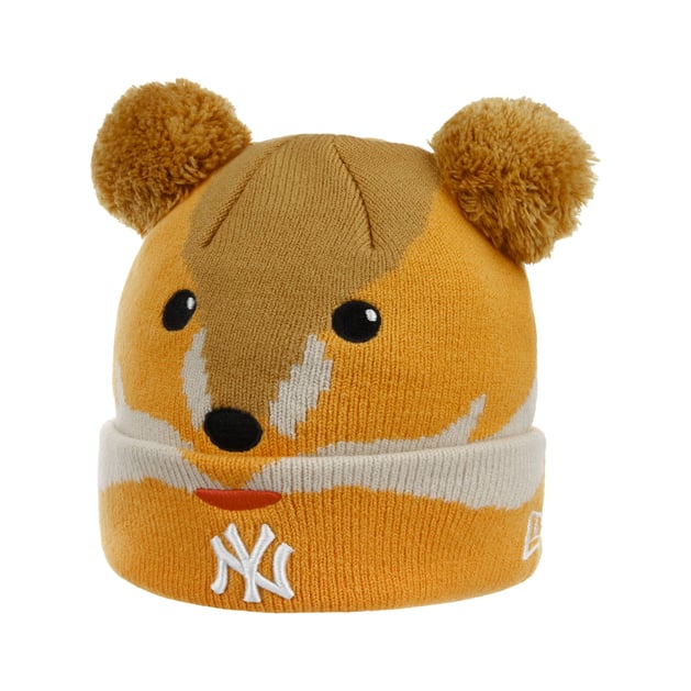 Animal Pom Kids Beanie Hat by New Era
