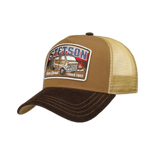 Stetson Highway Trucker Cap Women/Men - Mesh Baseball Snapback Snapback, With Peak Summer-Winter - Funky Caps & Hats Shop