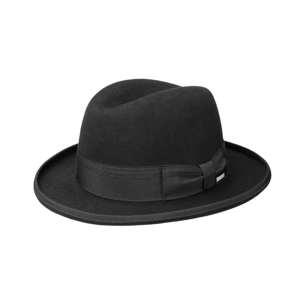 Classic Homburg Fur Felt Hat by Stetson