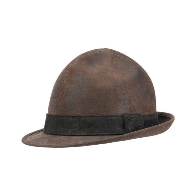 Plain leather hat online