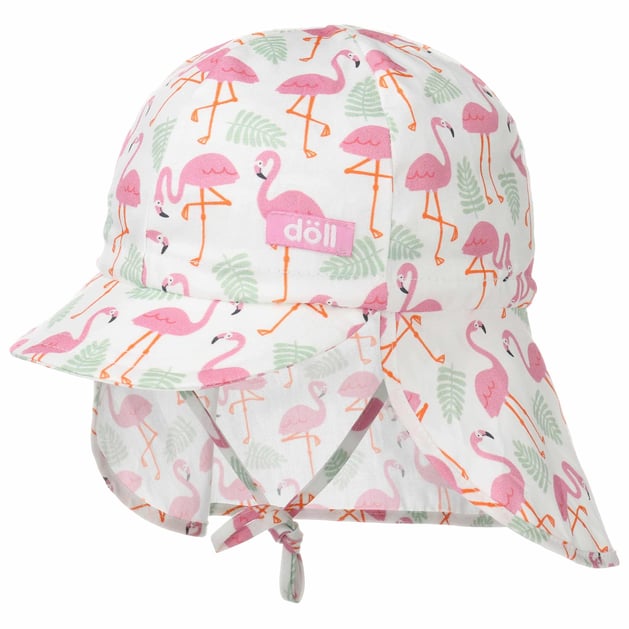 Flamingos Girls Hat with Neck Protection by Doll 13.95