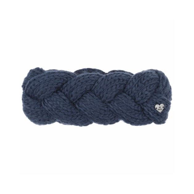 Women's Warm Knit Headband With Fleece Lining - Braided Design, Ear Protection