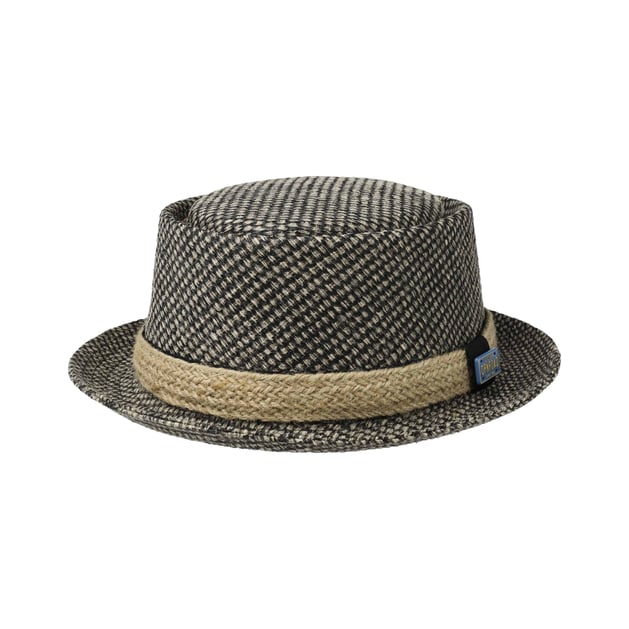 Talasco Pork Pie Cloth Hat by Stetson -- loading=