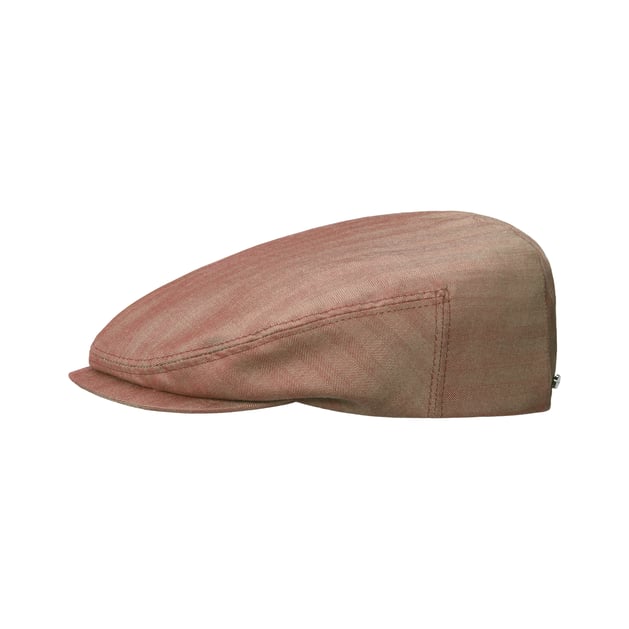 Woodfield Cashmere Flat Cap with Silk by Stetson