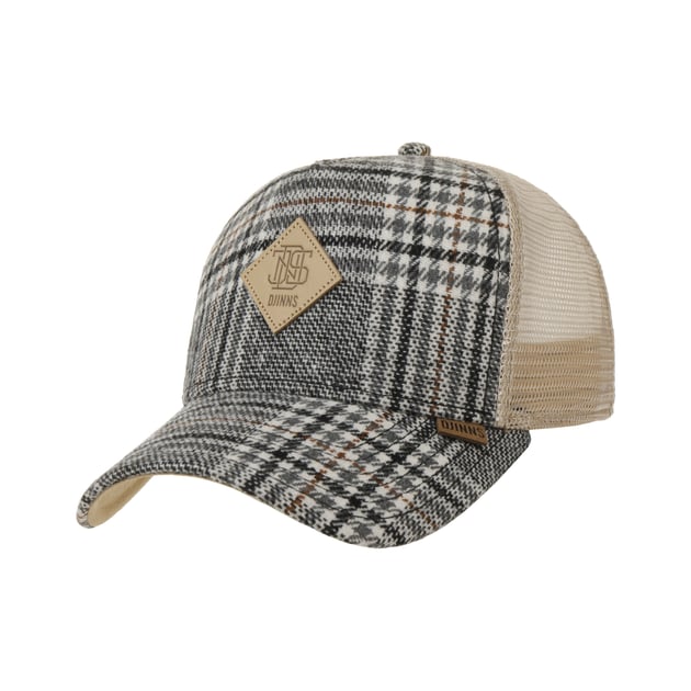 HFT Check Tweed Trucker Cap by Djinns